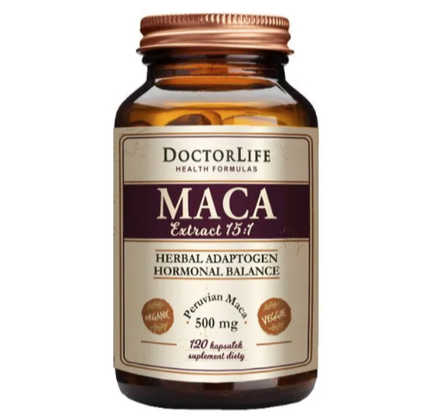 

Maca 500 mg Экстракт Корня Маки 120 кап Doctor Life Maca Extract 15 : 1 США Доставка из ЕС