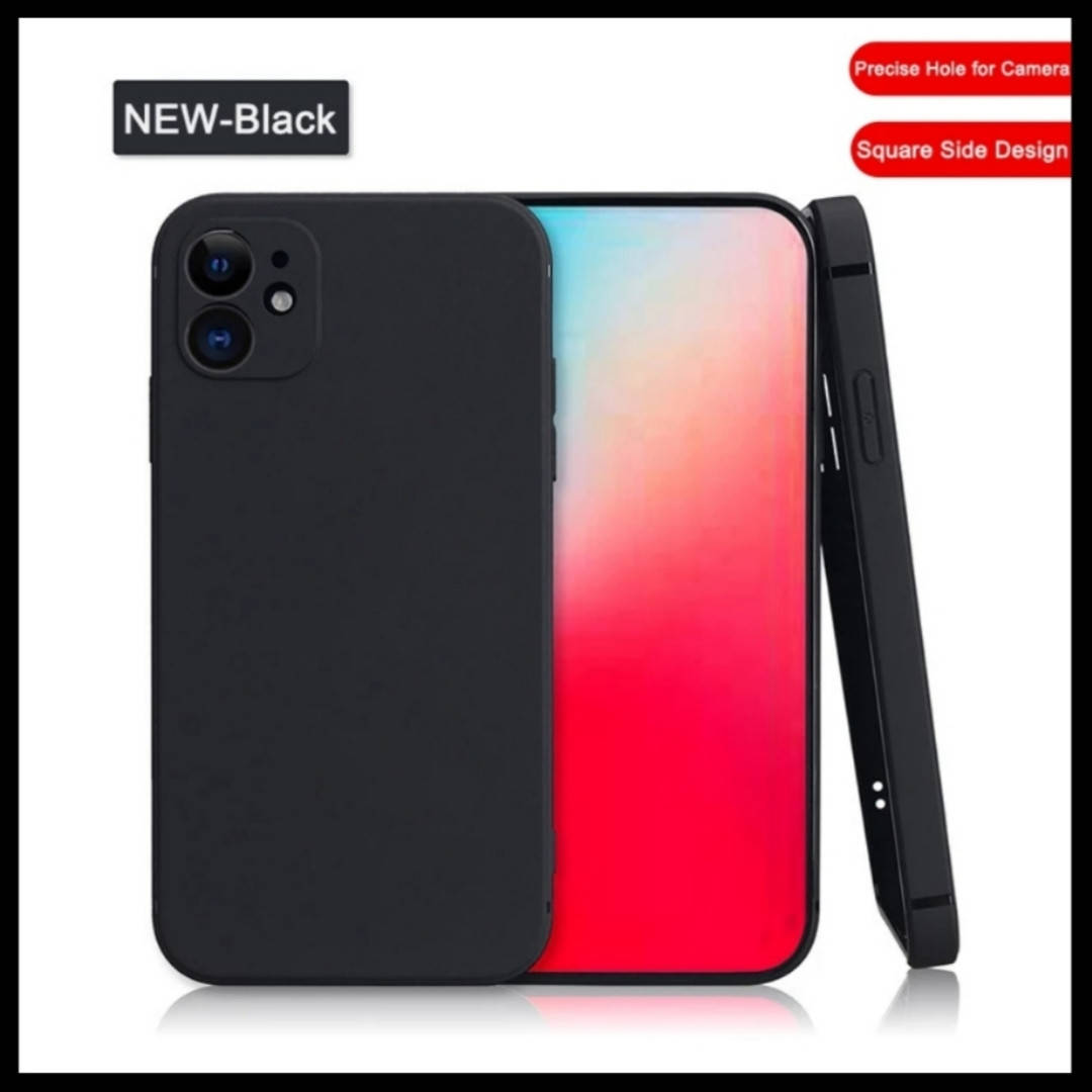 

Тонкий матовый чехол SkinFeel для айфон iPhone 12, Черный