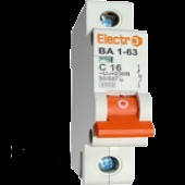 

Автоматический выключатель ВА 1-63 С 16А Electro