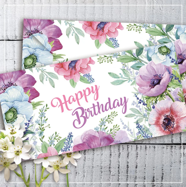 

Конверт для денег "Happy Birthday"