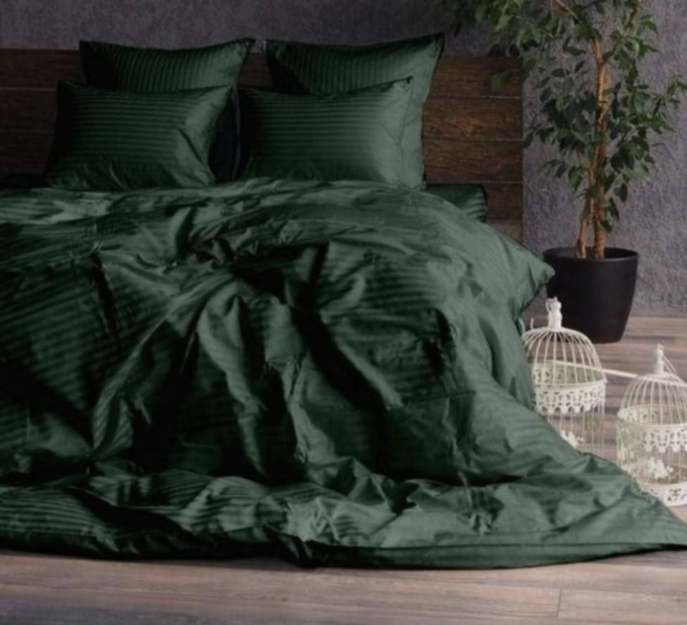 

Постельное белье евро Страйп Сатин/Комплект постельного белья, Разные цвета