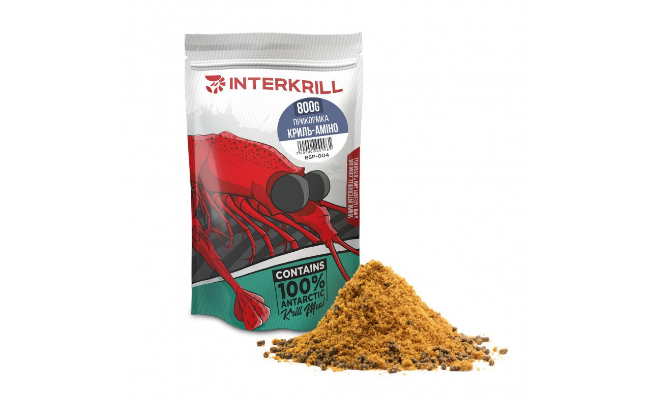 

Прикормка INTERKRILL Криль-Амино 800г.