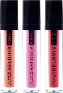 

Румяна жидкие RELOUIS PRO All-In-One Liquid Blush 03 nectarine