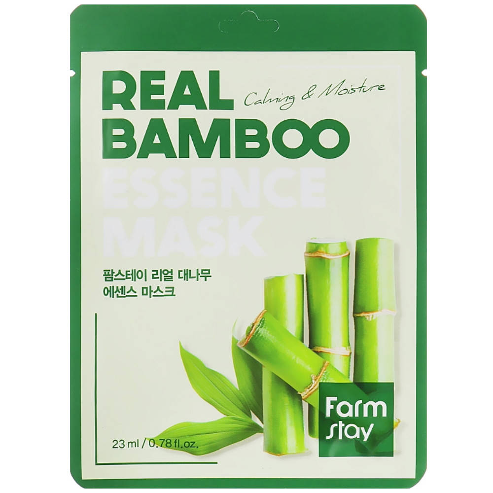 

Увлажняющая маска для лица с экстрактом бамбука Farmstay Real Bamboo Essence Mask 23 мл