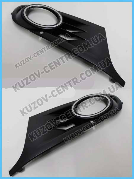 

Решетка в бампер VW Golf VI 09-12 (кроме GTi) левая (FPS) с отв. под птф 5K0854661RYP