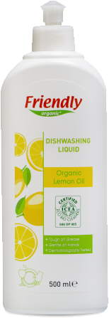 

Органическое средство для мытья посуды Friendly Organic c лимонным соком 500 мл