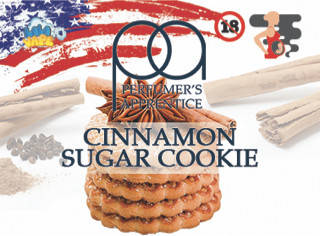 

Cinnamon Sugar Cookie ароматизатор TPA (Сахарное печенье с корицей) 10мл