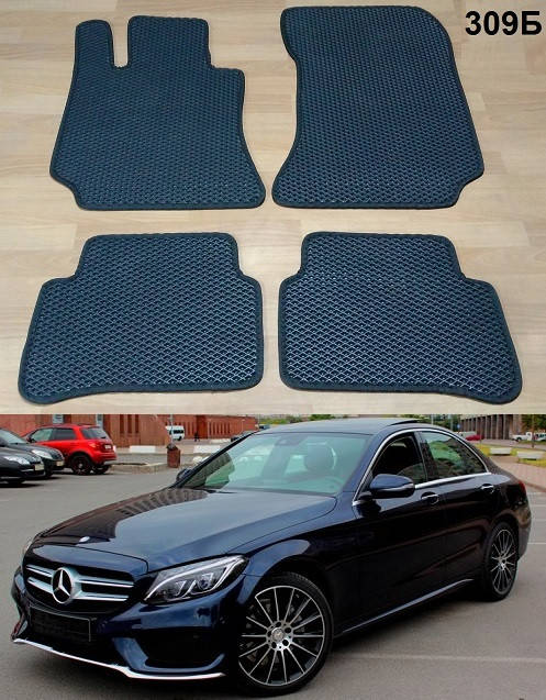 

Коврики ЕВА в салон Mercedes C-class W205 '14-21, Черный