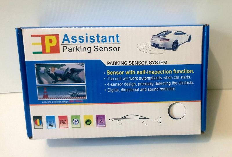 

Парктроник Assistant Parking Sensor System 4 датчика диаметр 22 мм. Черный цвет