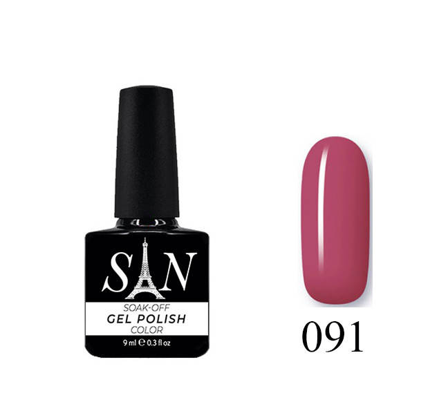 

Гель лак для ногтей SAN gel soak-off 9 мл №091