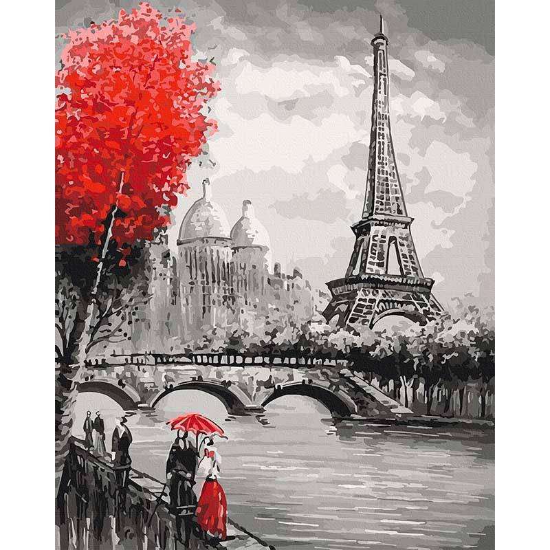 

Набор для росписи картина по номерам ArtCraft Парижский бомонд 40*50 см