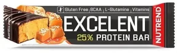 

Протеїновий батончик Nutrend Excelent Protein Bar, 85г - солона карамель в молочному шоколаді