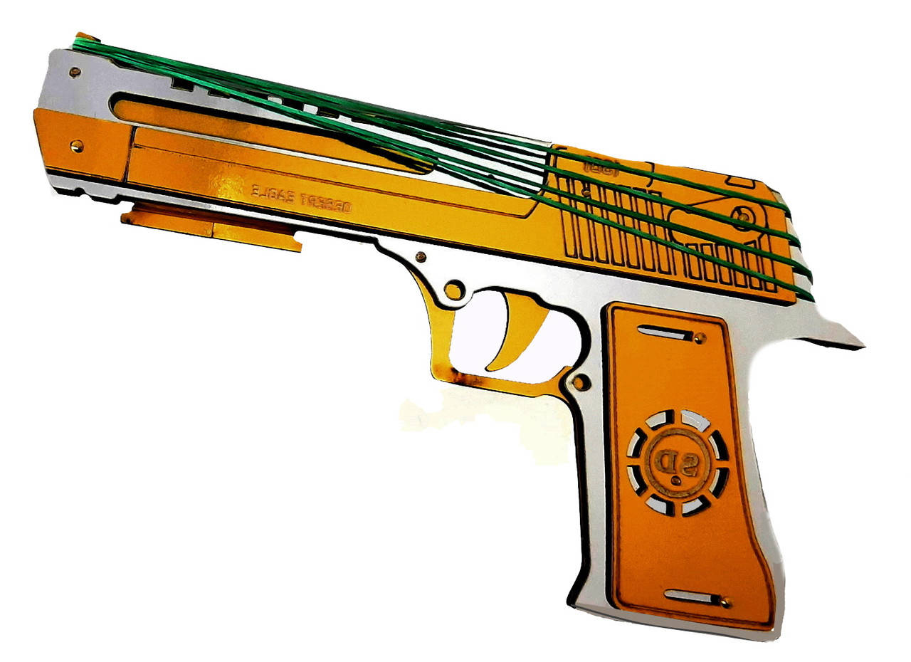 

Резинкострел-Пистолет "DESERT EAGLE Gold", 26*14см, Сувенир Декор, Украина