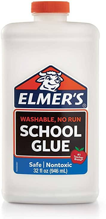 

Клей Элмерс белый Самый лучший для слаймов! Elmer's scool glue 946 мл