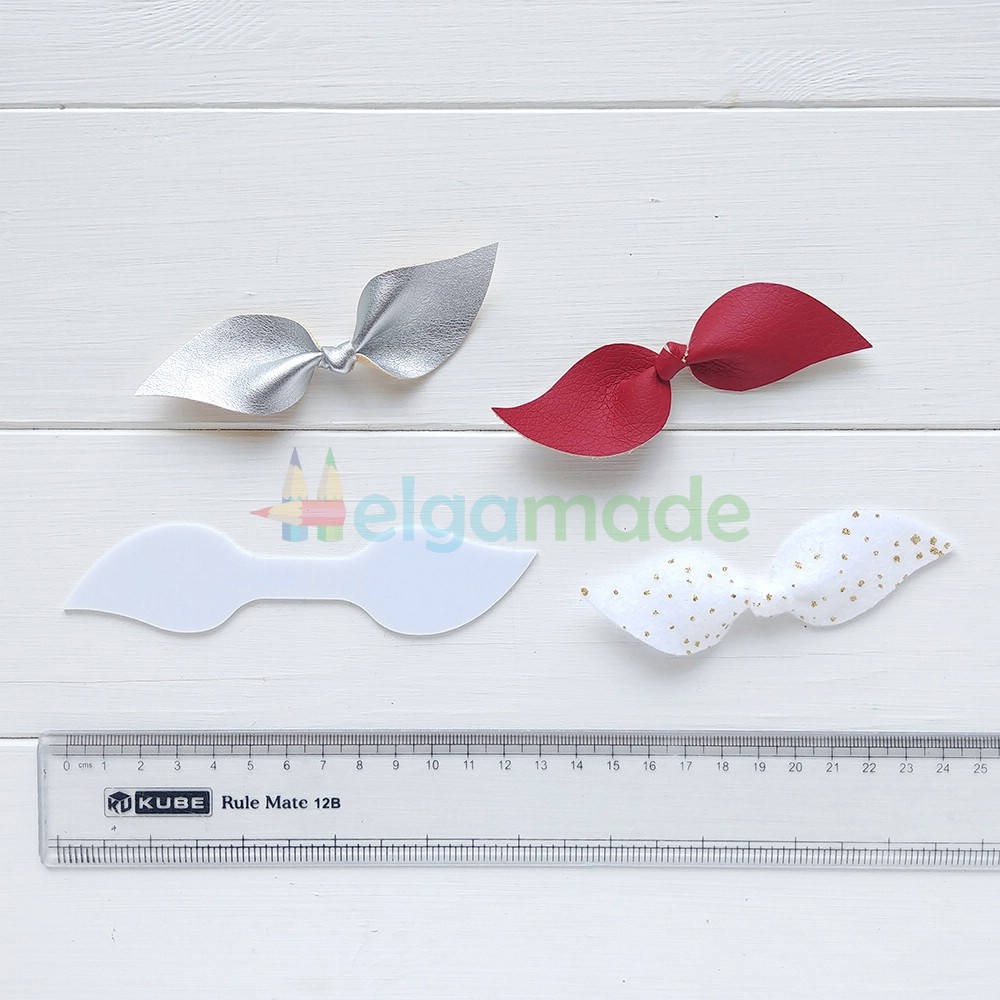 

Шаблон пластиковый БАНТ-УЗЕЛОК 2, 13х3.3 см, Белый