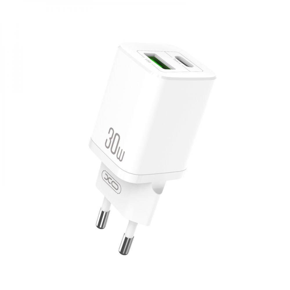 

Сетевое зарядное устройство XO HN238A PD QC 3.0 30W Белый цвет