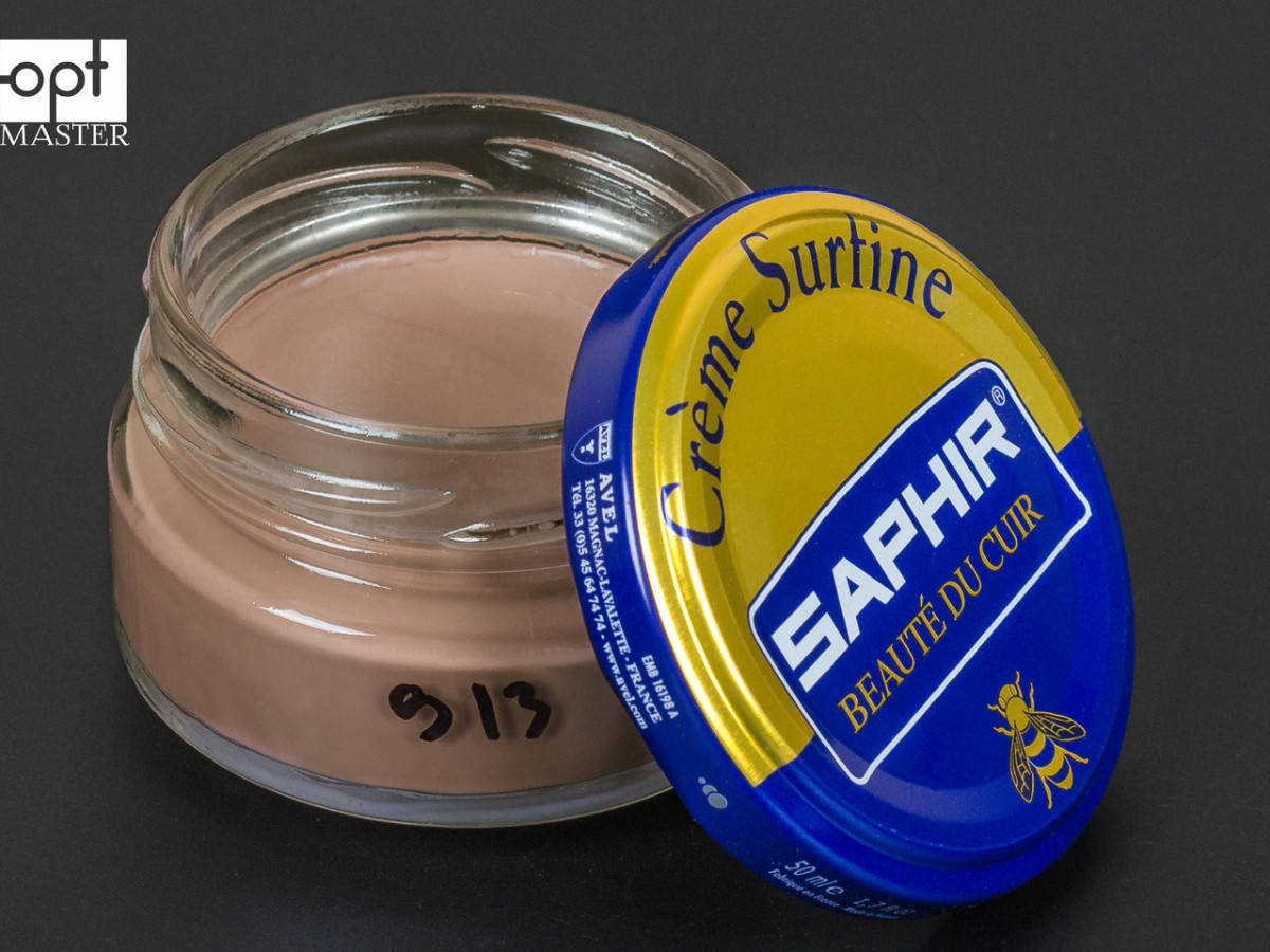 

Увлажняющий крем для обуви Saphir Creme Surfine, цв. Boar Rose (913), 50 мл (0032)