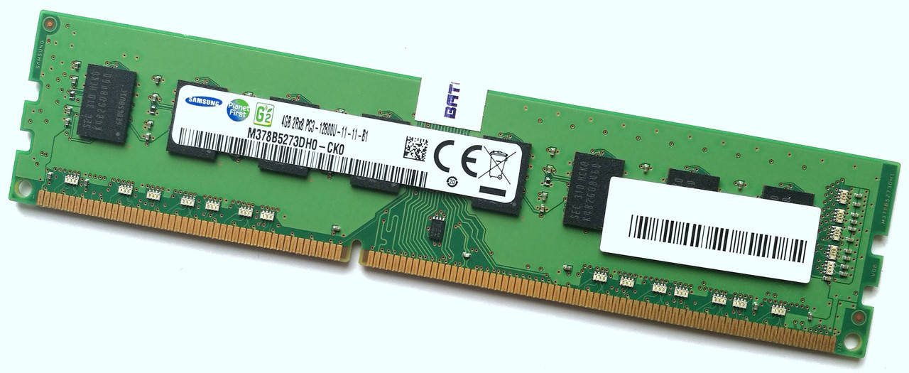 

Оперативная память Samsung DDR3 4Gb 1600MHz PC3 12800U 2R8 CL11 (M378B5273DH0-CK0) Б/У