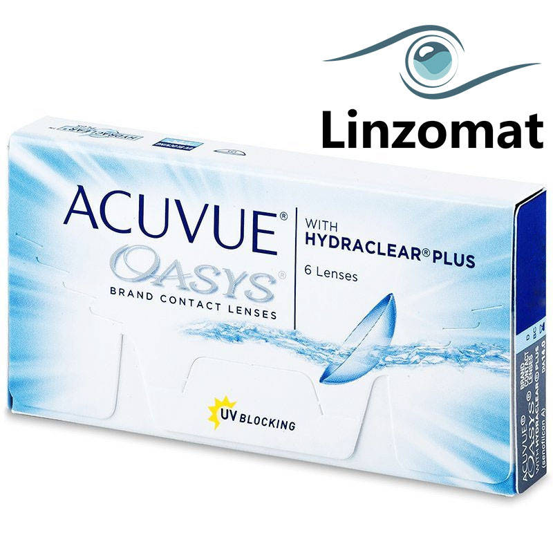 

Контактные линзы Acuvue Oasys with Hydraclear Plus 6 шт (Johnson&Johnson)