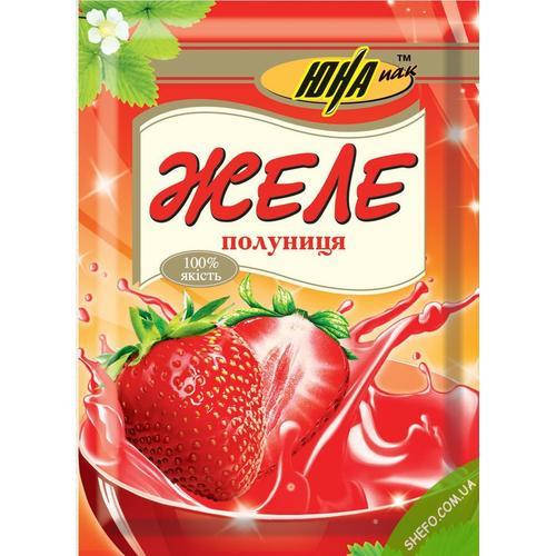 

Желе ЮНА со вкусом клубники 80г
