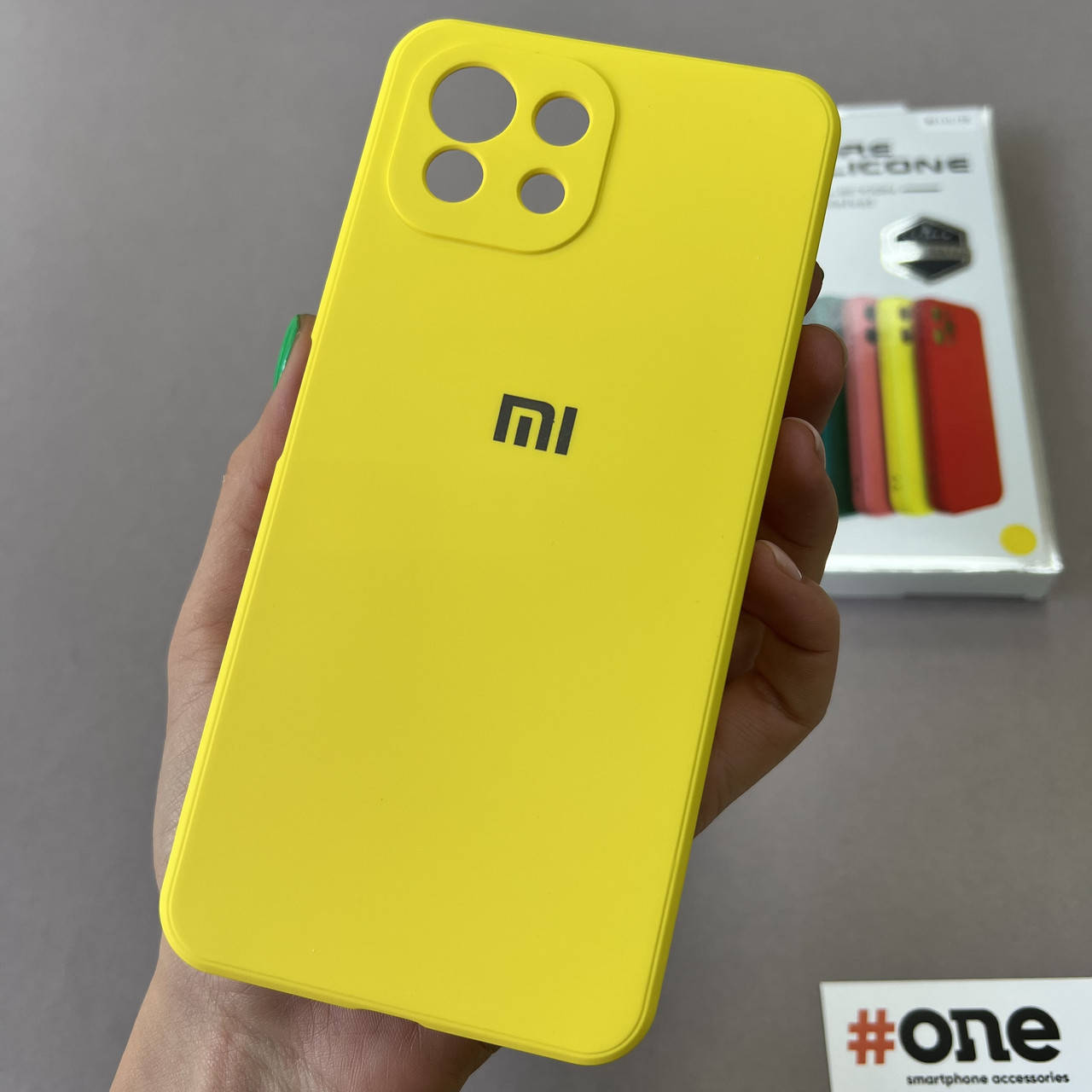 

Чехол для Xiaomi Mi 11 Lite с микрофиброй защитой для камеры чехол на телефон сяоми ми 11 лайт желтый S1Q