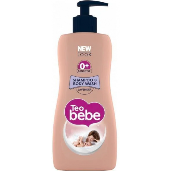 

Шампунь и гель для купания для детей Teo Bebe Lavender с экстрактом лаванды, 400 мл