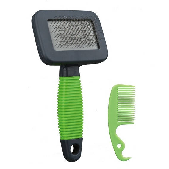

Trixie Soft Brush пуходерка с расческой для грызунов 7х13см