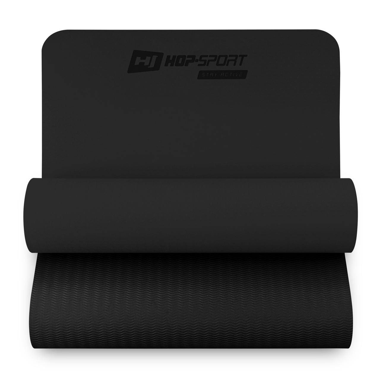 

Коврик тренировочный Hop-Sport 0,6 см HS-T006GM (черный) 6 мм для Фитнеса и Йоги