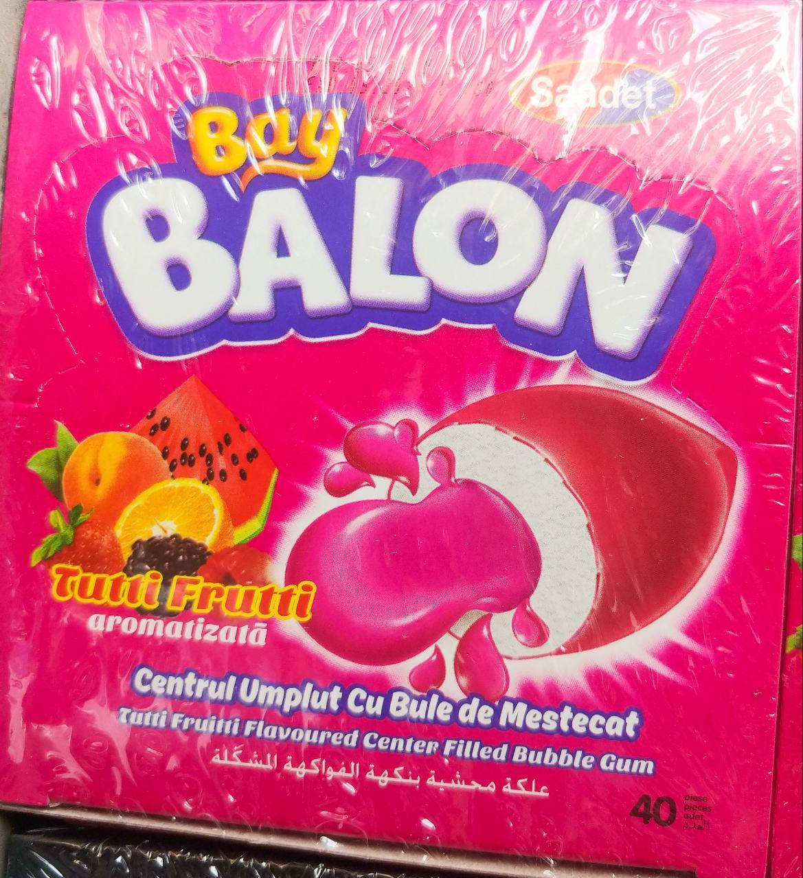 

Bay Balon Tutti Frutti жевательная резинка с жидким центром с фруктовым вкусом 40 шт Saadet Турция