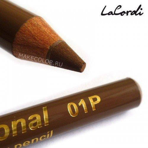 

Карандаш для бровей пудровый LaCordi - 01P Светло-коричневый