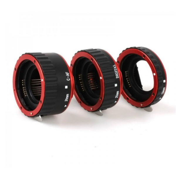 

Макрокольца 3-Piece для Canon с поддержкой автофокуса Red набор (F3-R-1)