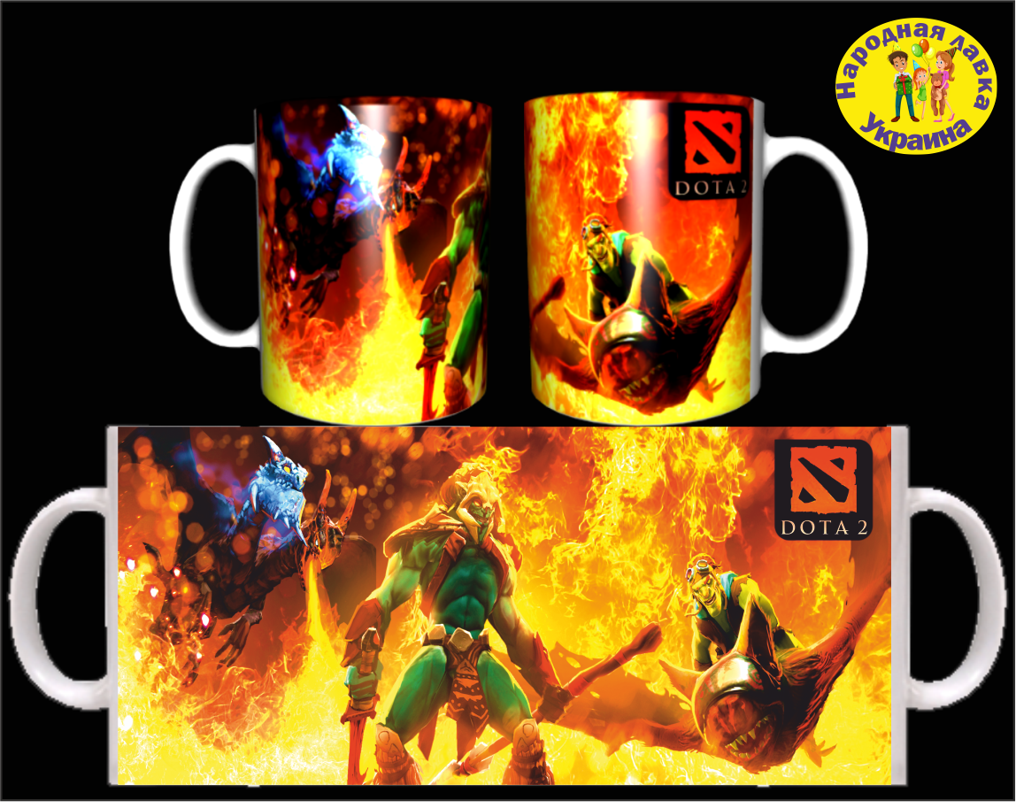 

Чашка DOTA 2 (Товары ДОТА), Белый