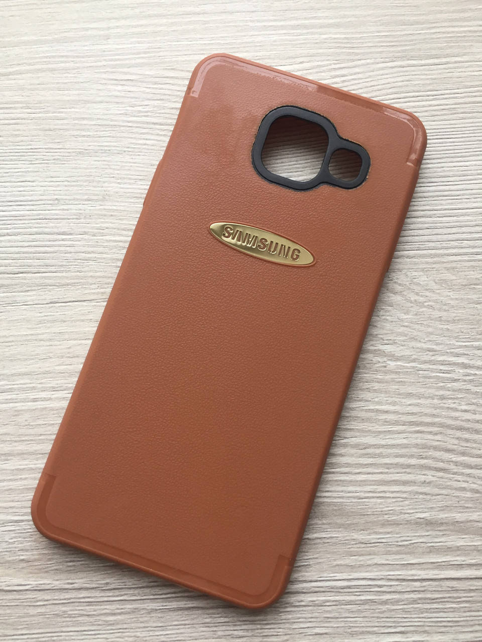 

Матовый коричневый чехол для Samsung Galaxy A3 A310 2016 года силиконовый
