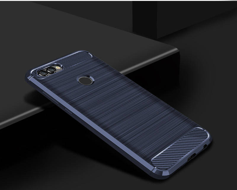

TPU чехол накладка Urban для Huawei P Smart (5 цветов) синий