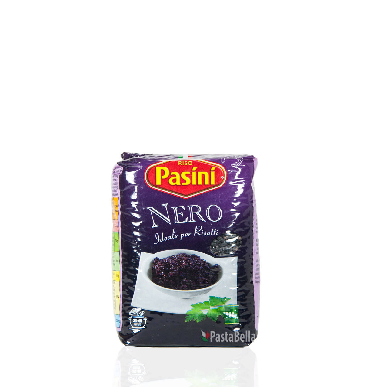 

Черный (дикий) рис для ризотто - Nero per risotti Pasini 500g Pastabella