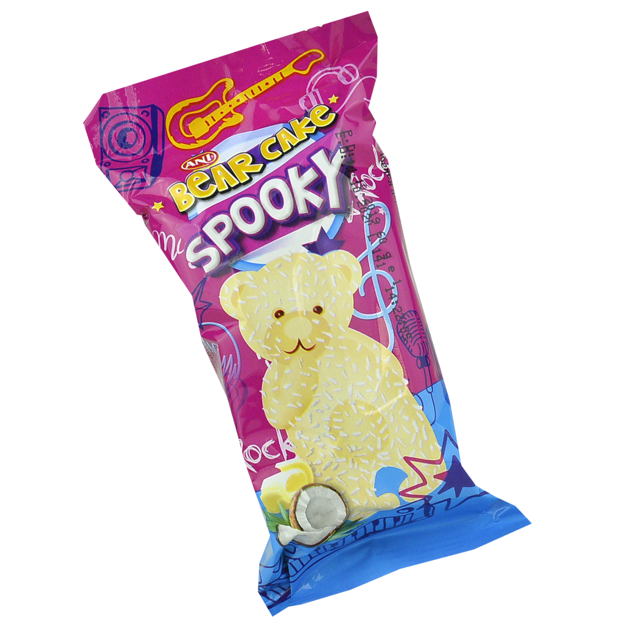 

Кекс Spooky bear с шоколадным кремом в белом шоколаде и кокос.стружкой 55 гр(уп/24шт)