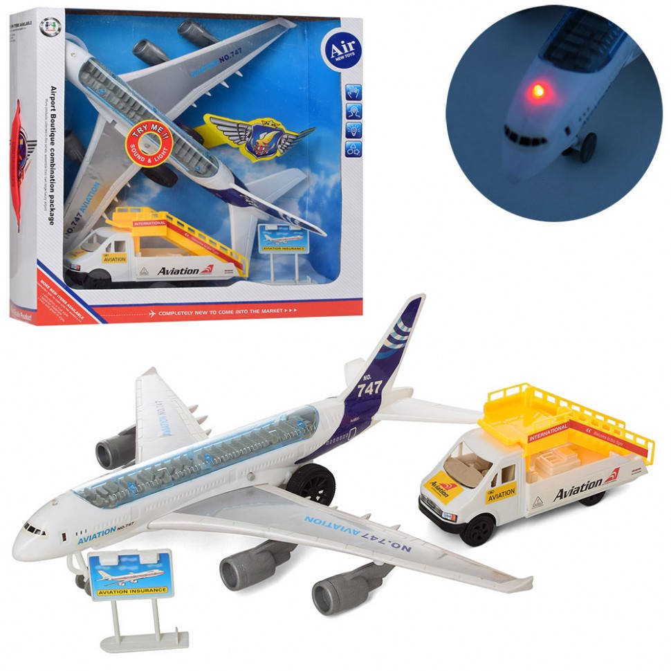 

Игровой набор Аэропорт 747-30A с машинками и самолетом Star