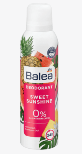 

Дезодорант спрей для тела Сладость Balea Deospray Sweet Sunshine 200 мл.