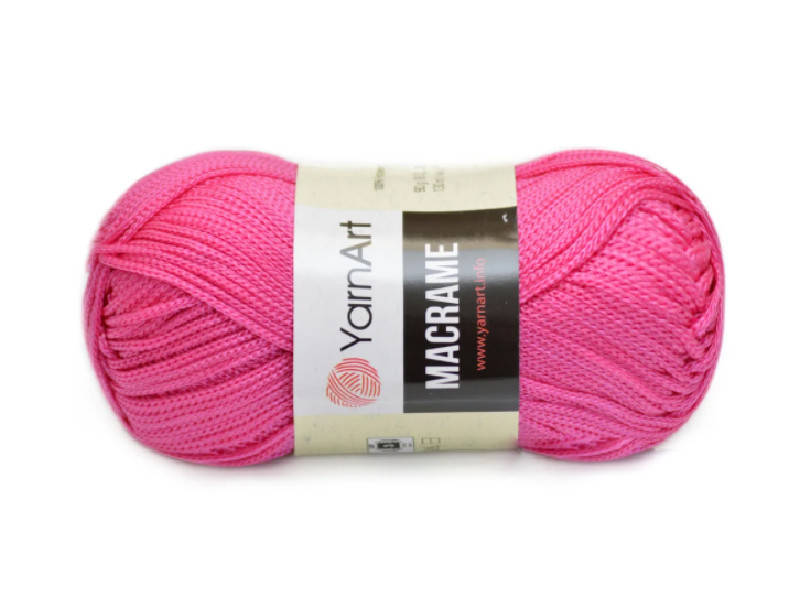 

YarnArt Macrame, Ярко-розовый №140