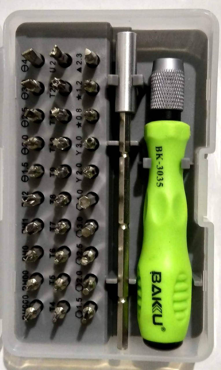 

Набор отверток "Baku" BK-3035 (Ручка + 30 насадок)