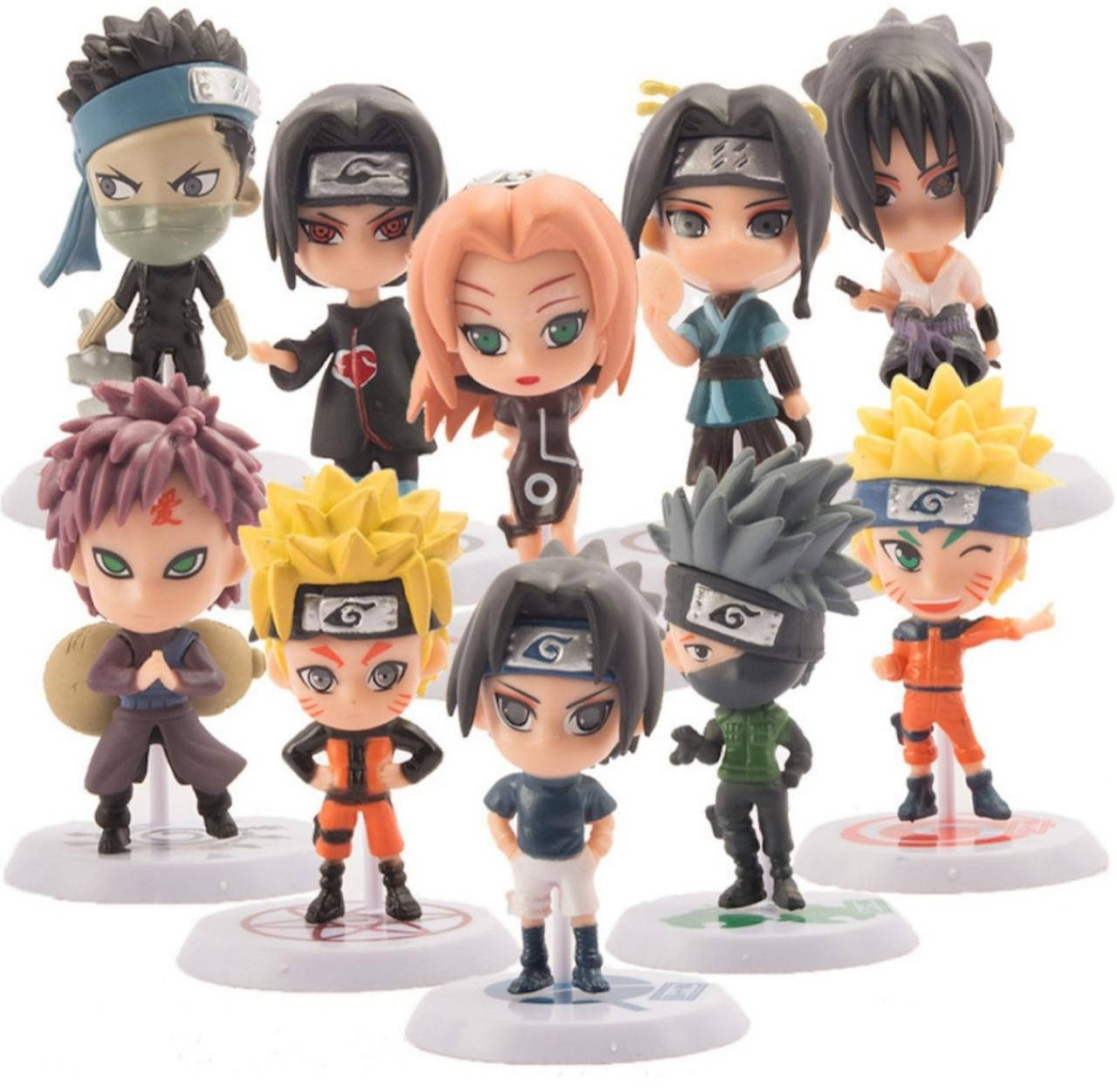 

Набор фигурок из аниме Наруто Naruto 10шт