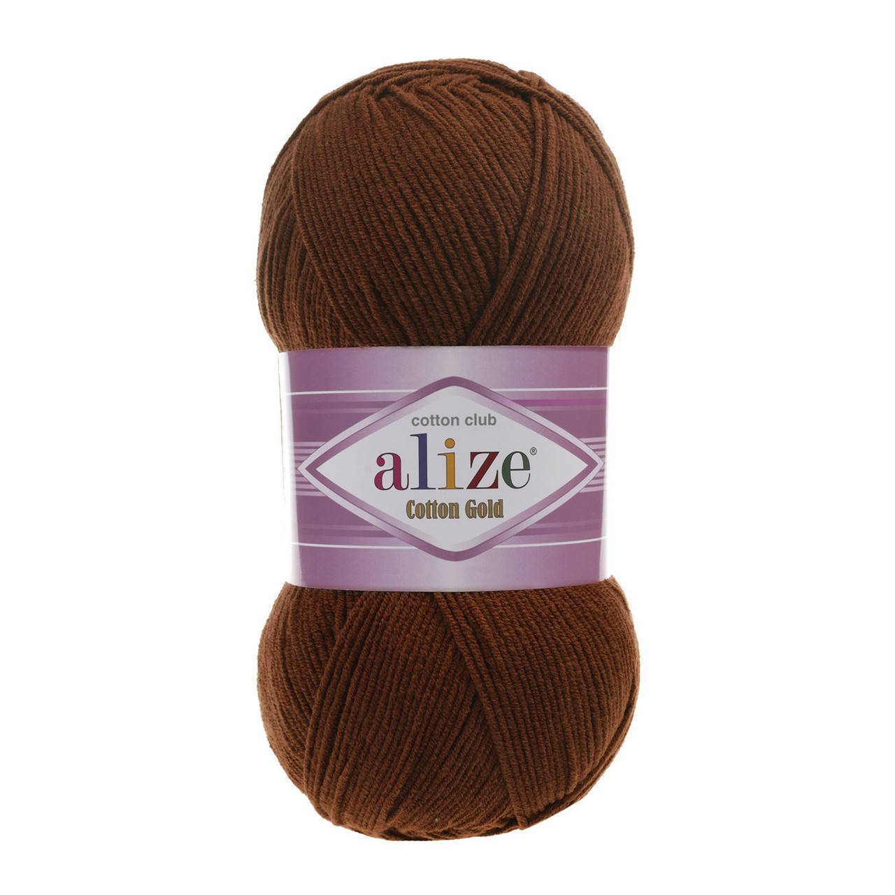 

Alize Cotton Gold (Ализе Коттон Голд) № 690 коричневый (Пряжа хлопок, нитки для вязания)