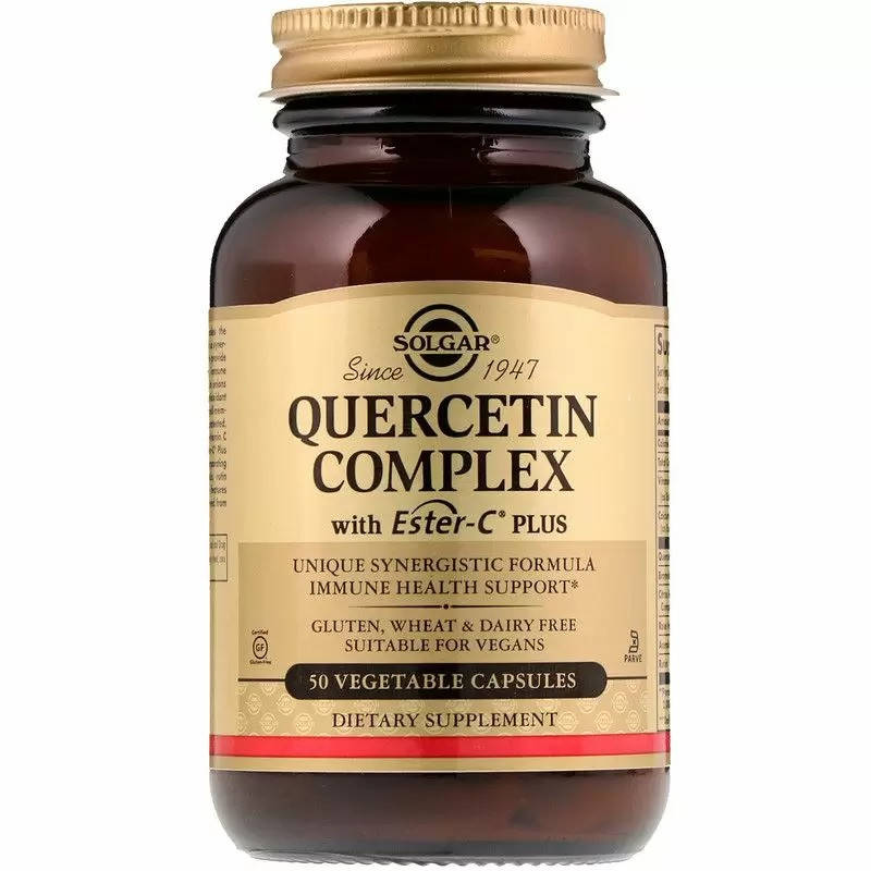 

Кверцетин комплекс с эстер-C плюс (Quercetin complex) 500 мг 50 капсул