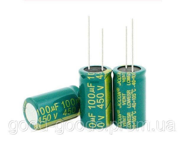

Конденсатор 100uF 450V 100мкФ 450В 18*30