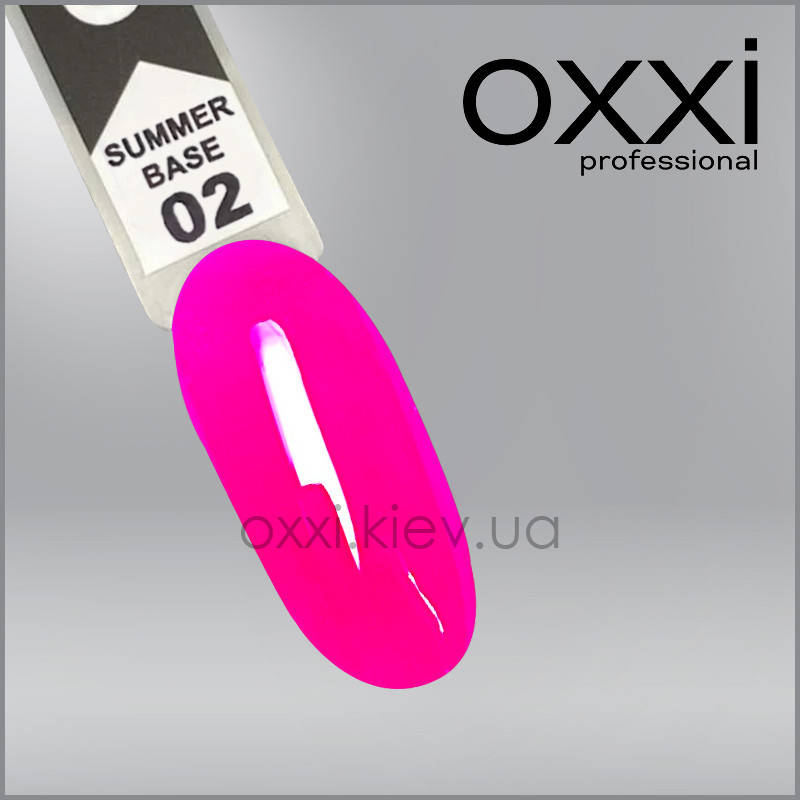 

Цветная база OXXI 10 мл Summer 02 малиново-розовая