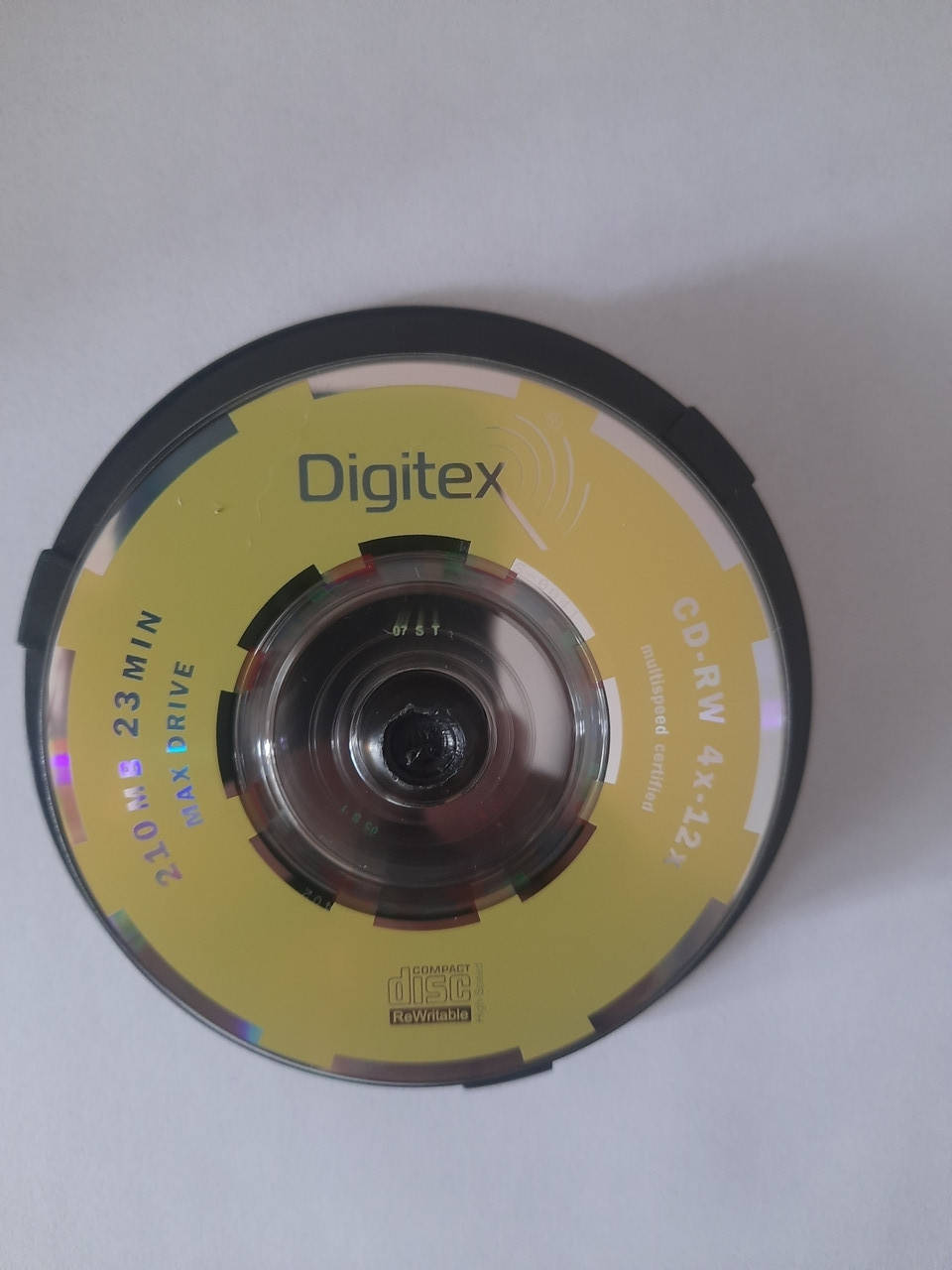 

Диски CD-RW Digitex mini 8 cm 210 mb 23 min color box упаковка 10 шт
