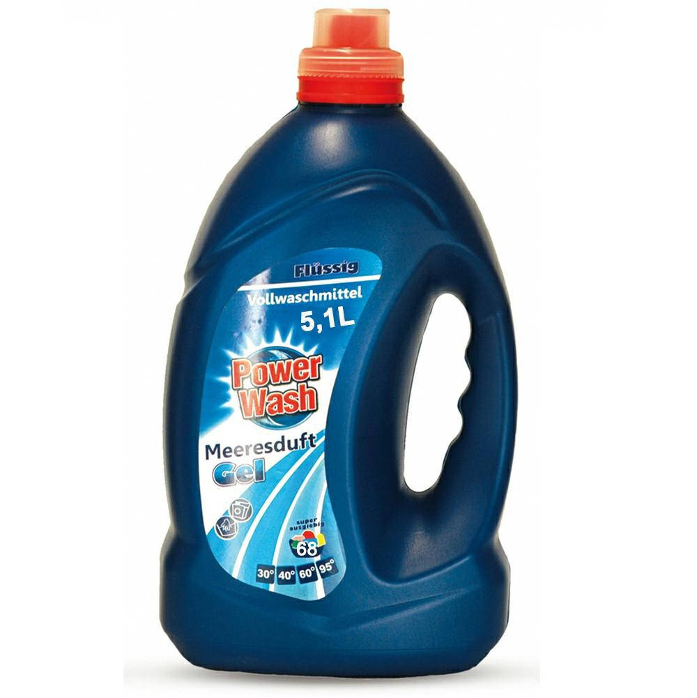 

Гель для стирки универсальный Power Wash 5,1 л