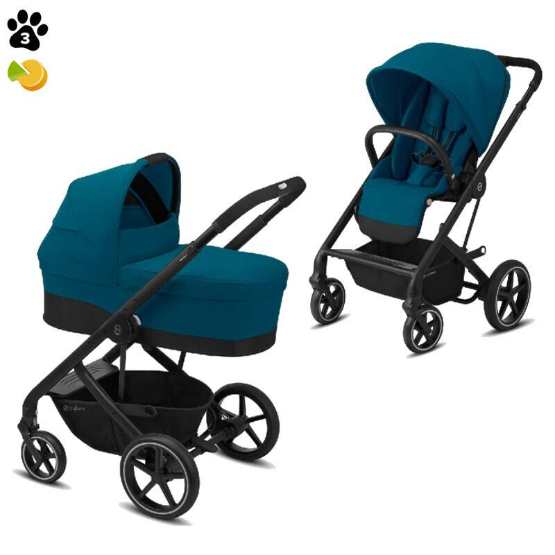 

Коляска Cybex Balios S Lux 2 в 1 / River Blue turquoise, Бирюзовый