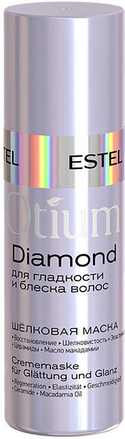 

Шёлковая маска для гладкости и блеска волос OTIUM DIAMOND ESTEL Professional, 60 мл.