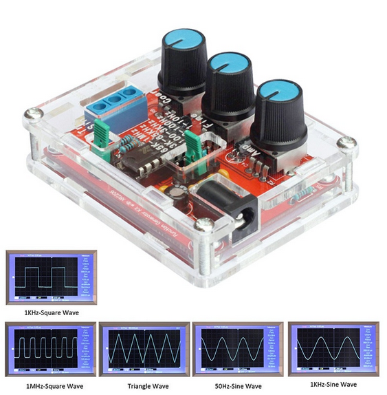 

Функциональный генератор сигналов XR2206 комплект DIY 1Hz-1MHz